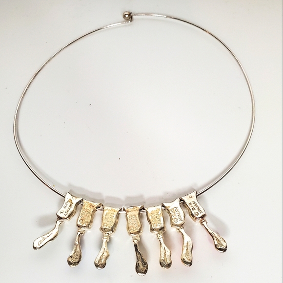 ARMAN FERNANDEZ Sculpture Artisian Paint Tube Necklace - Picture 7 of 8